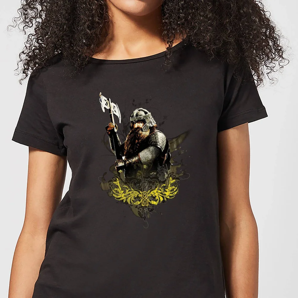 The Lord Of The Rings Gimli Women's T-Shirt - Black - XS Image 1