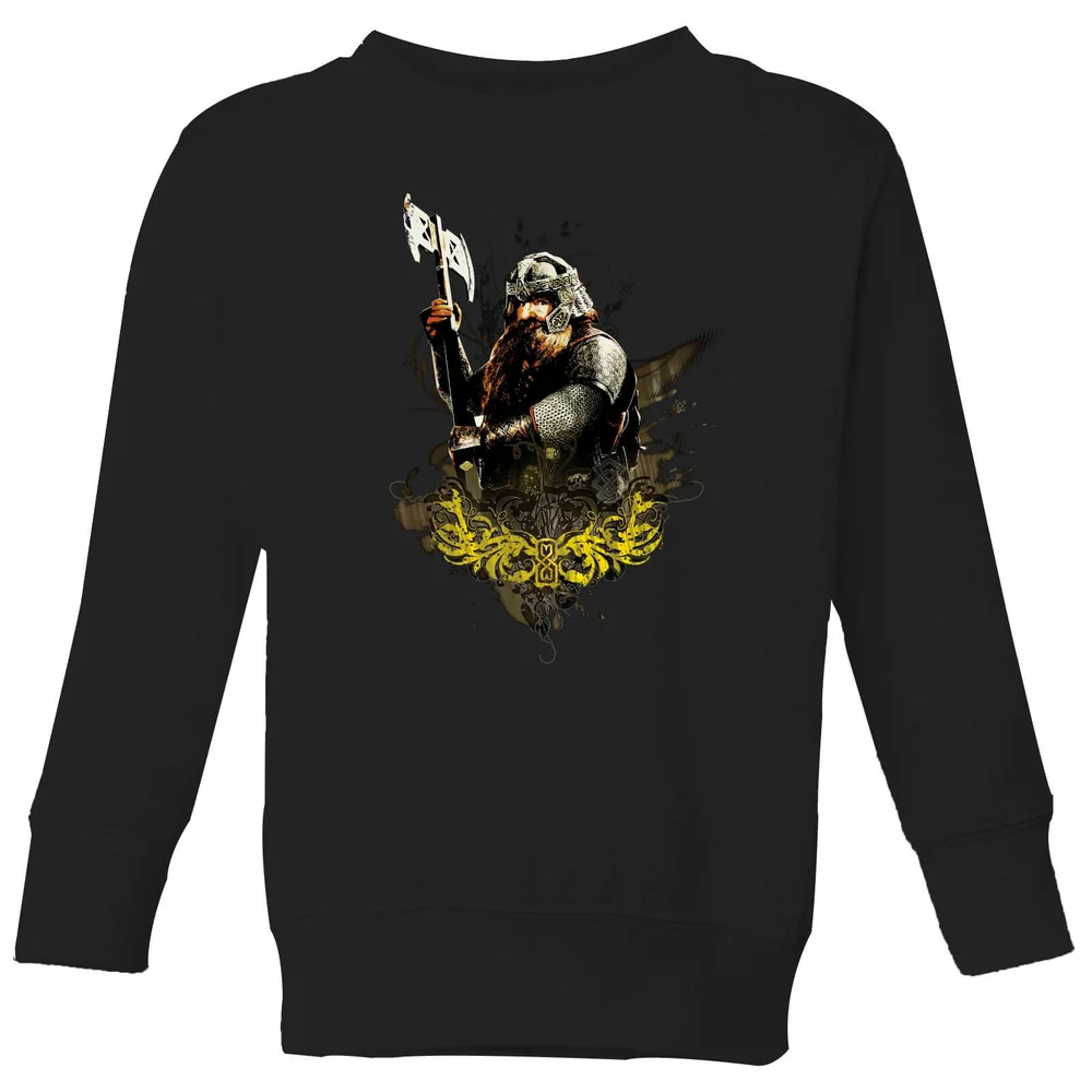 The Lord Of The Rings Gimli Kids' Sweatshirt - Black - 3-4 Years Image 1
