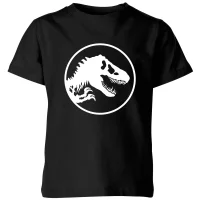 Jurassic Park Circle Logo Kids' T-Shirt - Black - undefined undefined