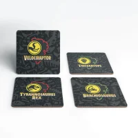 Jurassic Park Paddocks Coaster Set - undefined undefined