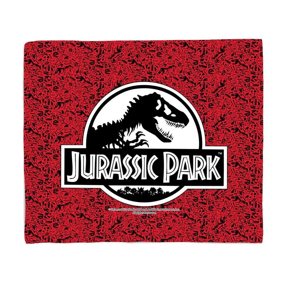 Jurassic Park Logo Fleece Blanket - M Image 1