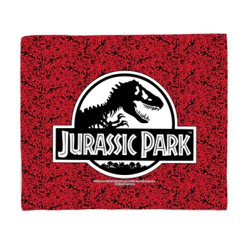 Jurassic Park Logo Fleece Blanket