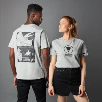 Jurassic Park Primal Triceratops Unisex T-Shirt - Grey