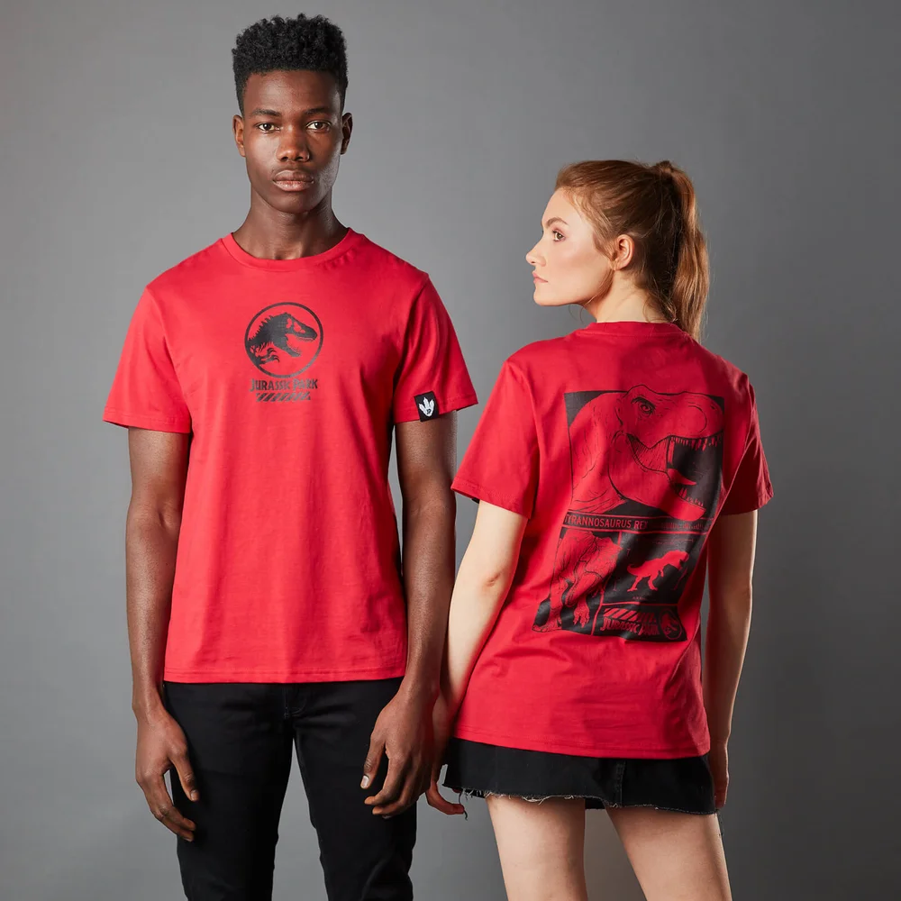 Jurassic Park Primal T-Rex Unisex T-Shirt - Red - S Image 1
