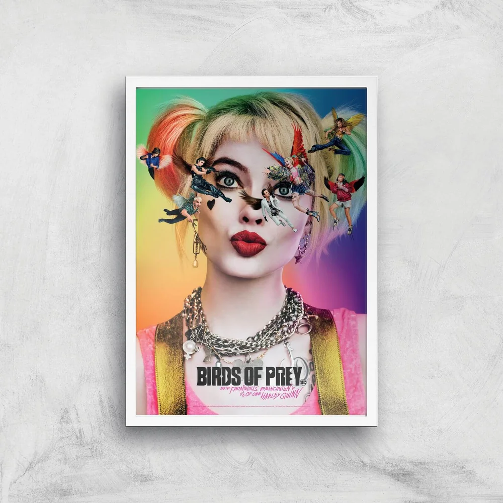 DC Birds Of Prey Giclee Art Print - A2 - White Frame Image 1