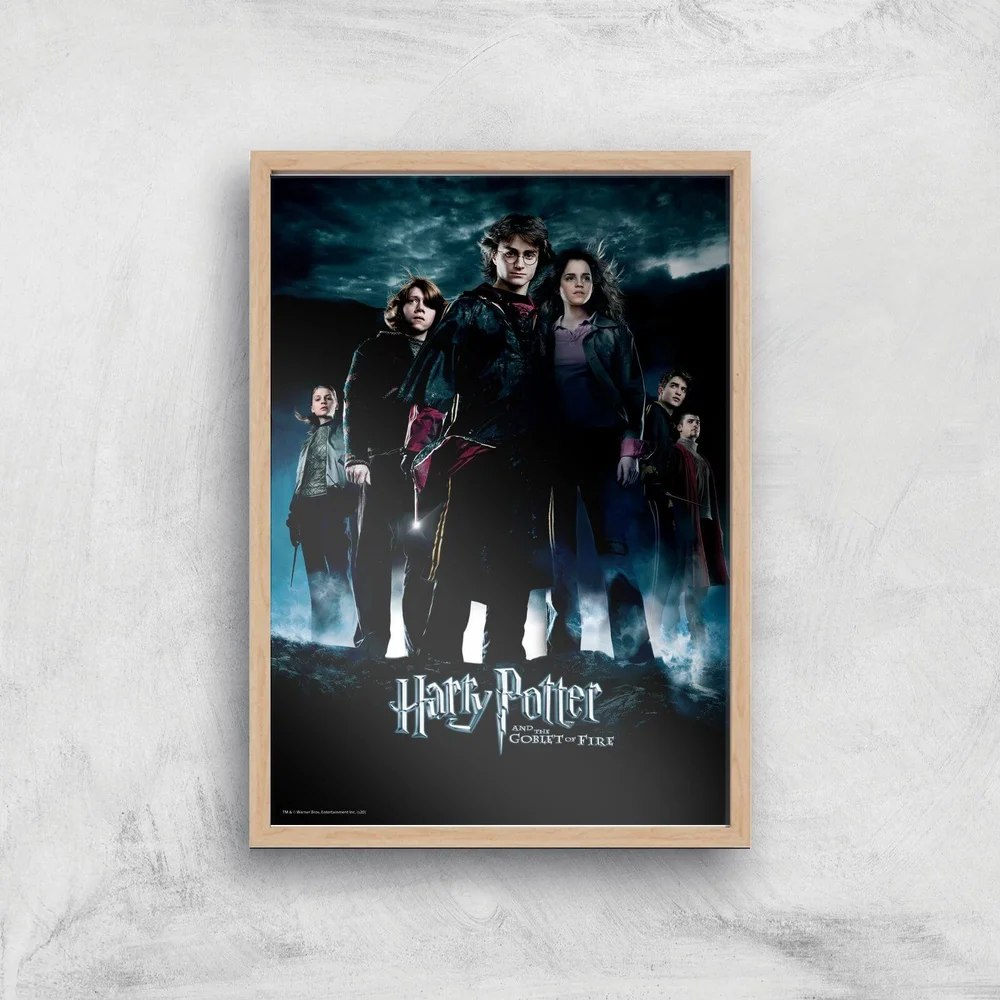 Harry Potter and the Goblet Of Fire Giclee Art Print - A4 - Wooden Frame Image 1