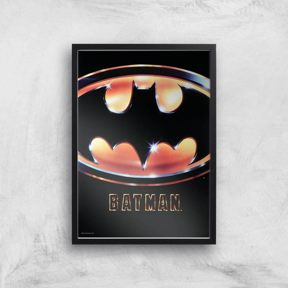 Batman 89 Giclee Art Print - A3 - Black Frame Image 1