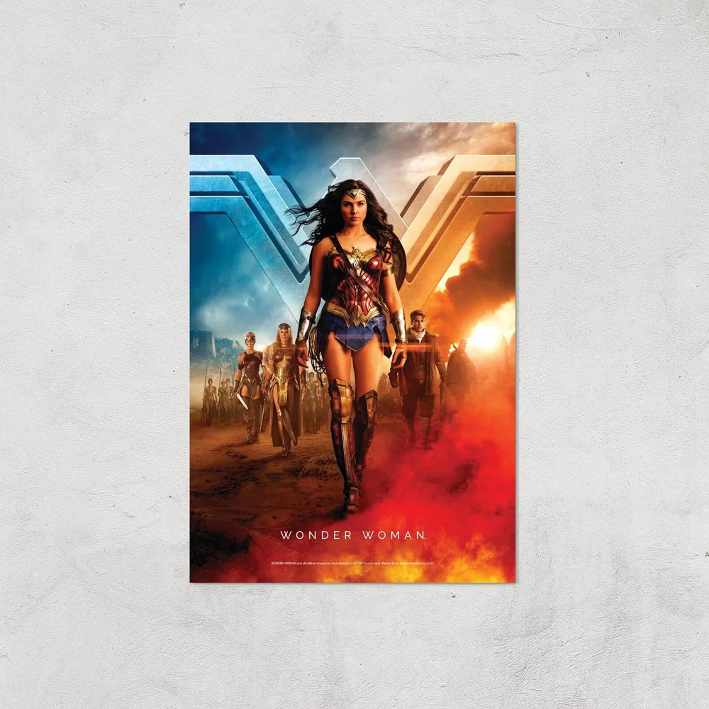 DC Wonder Woman Giclee Art Print - A4 - Print Only Image 1