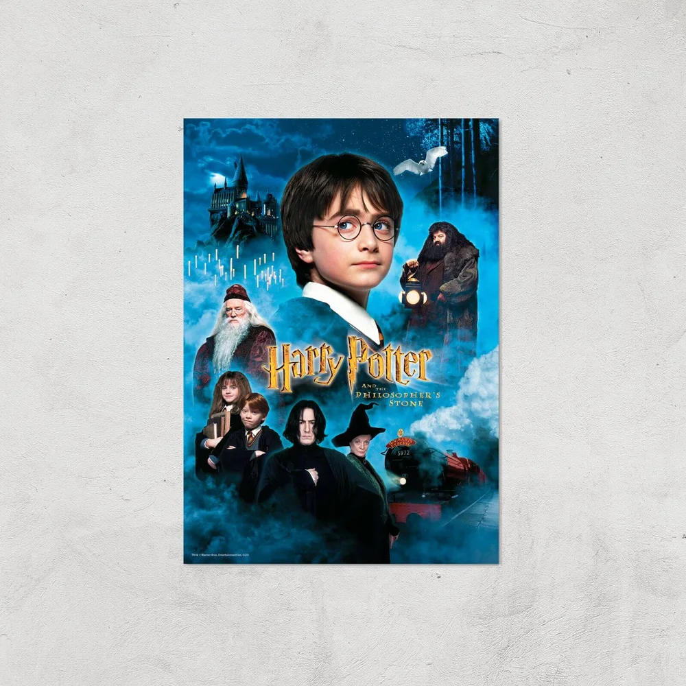 Harry Potter and the Philosopher's Stone Giclee Art Print - A2 - Print Only Image 1