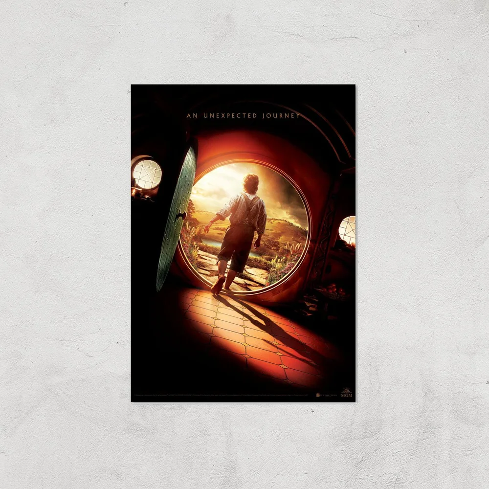The Hobbit: An Unexpected Journey Giclee Art Print - A4 - Print Only Image 1