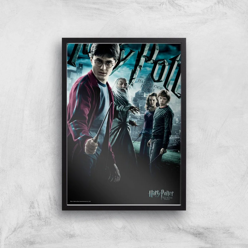 Harry Potter and the Half-Blood Prince Giclee Art Print - A3 - Black Frame Image 1