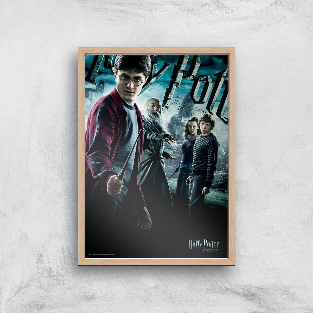 Harry Potter and the Half-Blood Prince Giclee Art Print - A2 - Wooden Frame Image 1