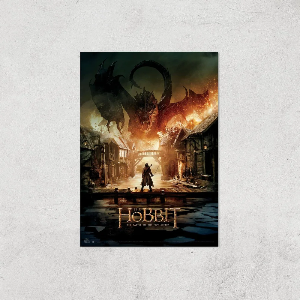 The Hobbit: Battle Of The Five Armies Giclee Art Print - A4 - Print Only Image 1