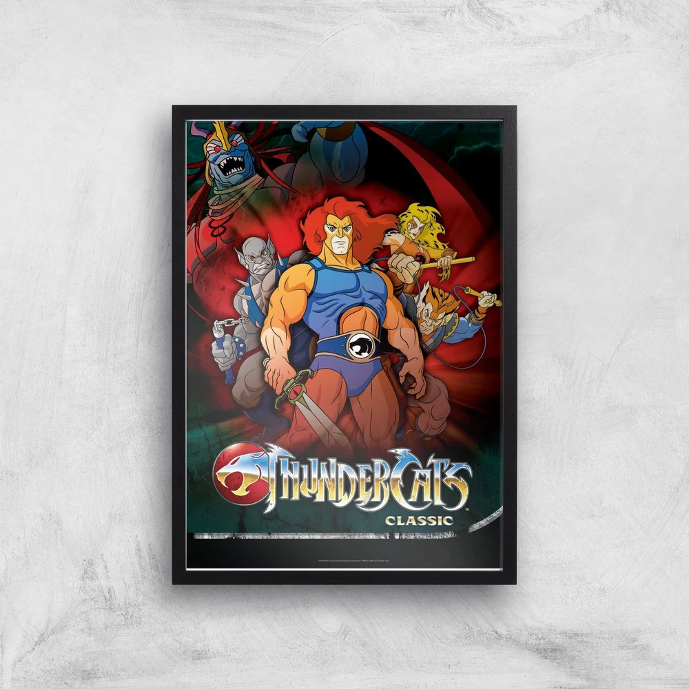 Thundercats Giclee Art Print - A3 - Black Frame Image 1