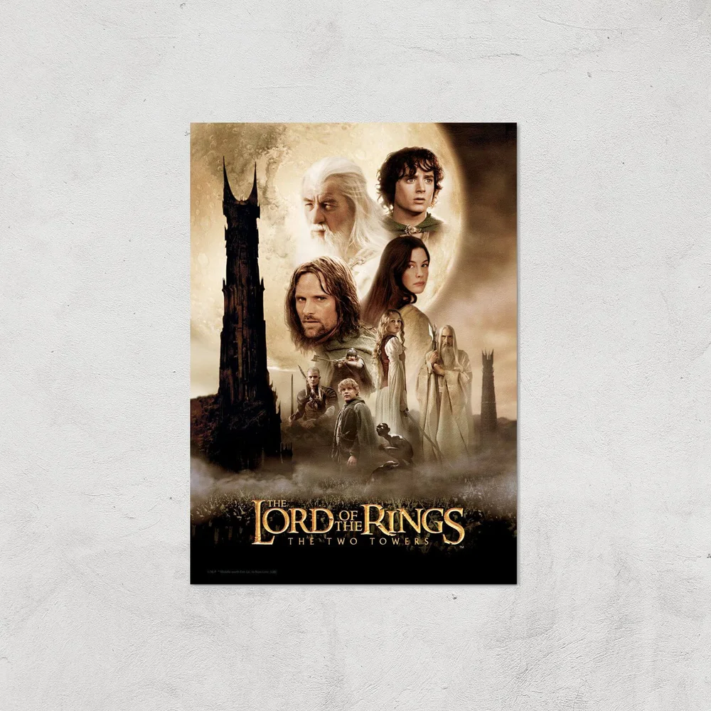Lord Of The Rings: The Two Towers Giclee Art Print - A3 - Print Only Image 1