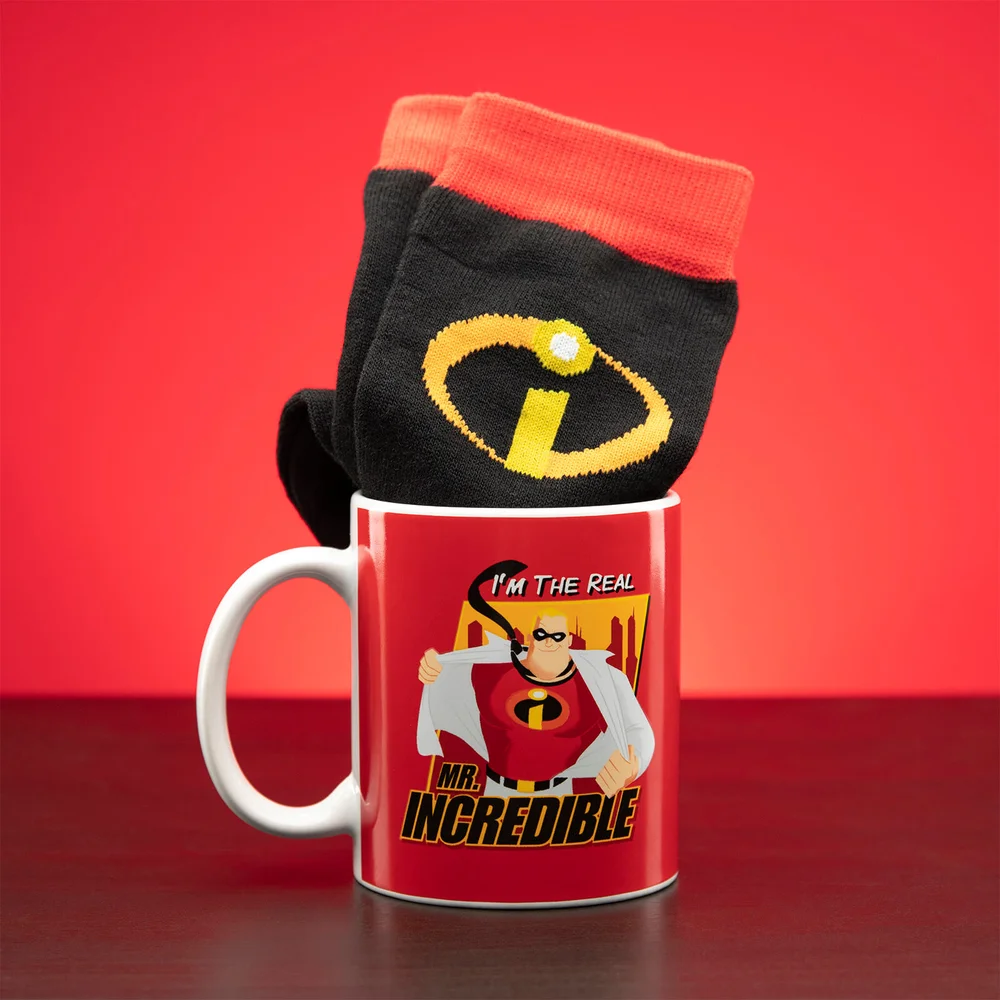 Mr Incredible Mug and Socks Image 1