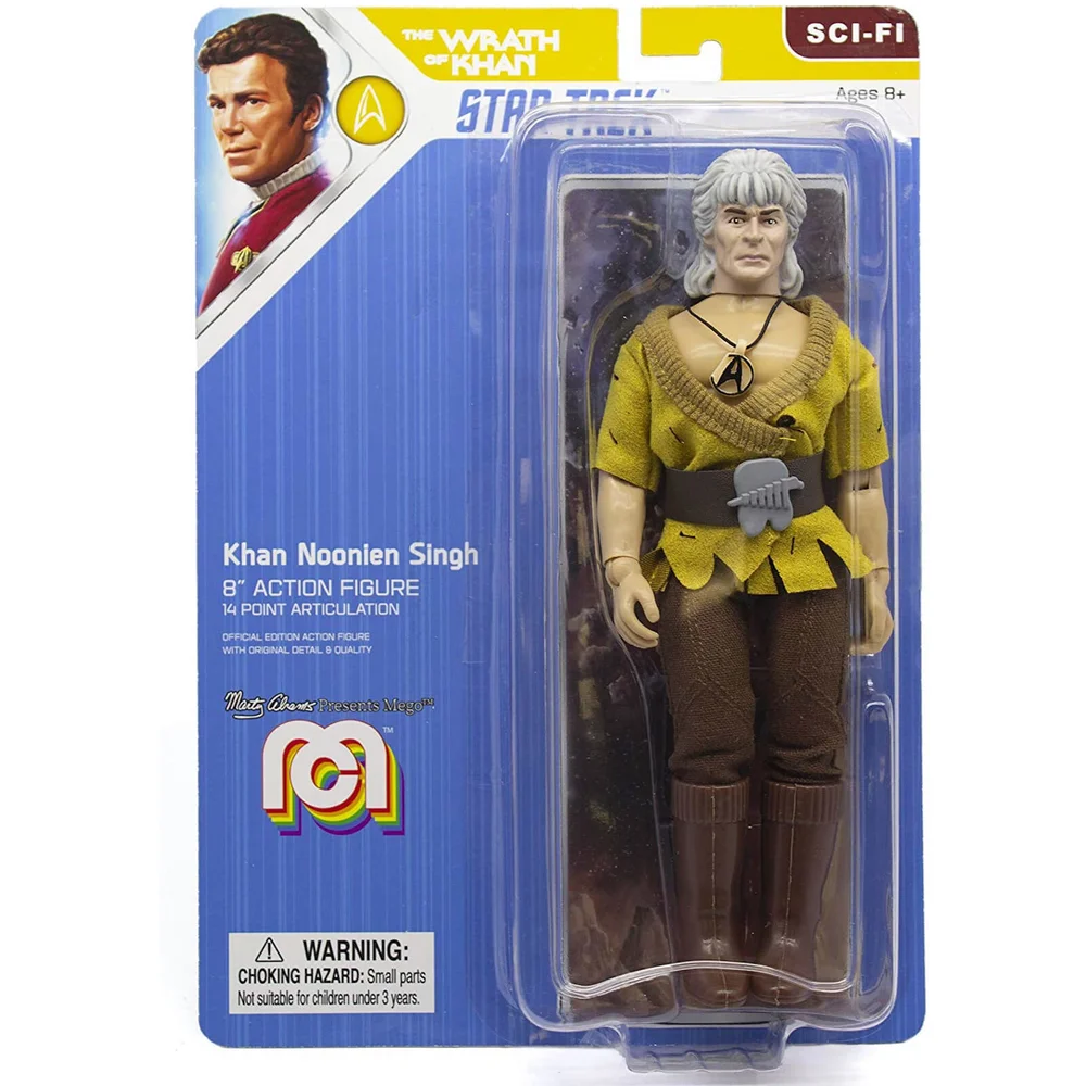 Mego Star Trek II - WOK - Khan 8 Inch Action Figure Image 1