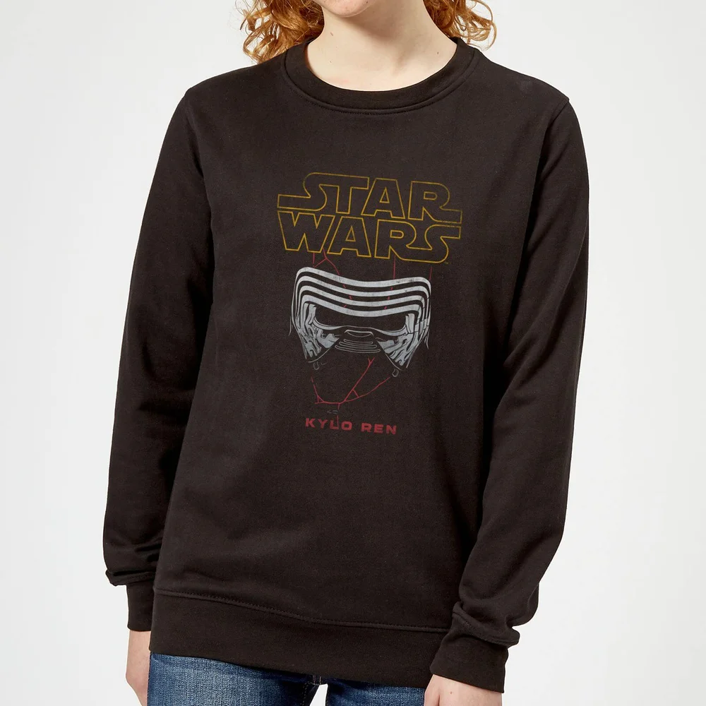 Star Wars Kylo Helmet Women's Sweatshirt - Black - XS Image 1