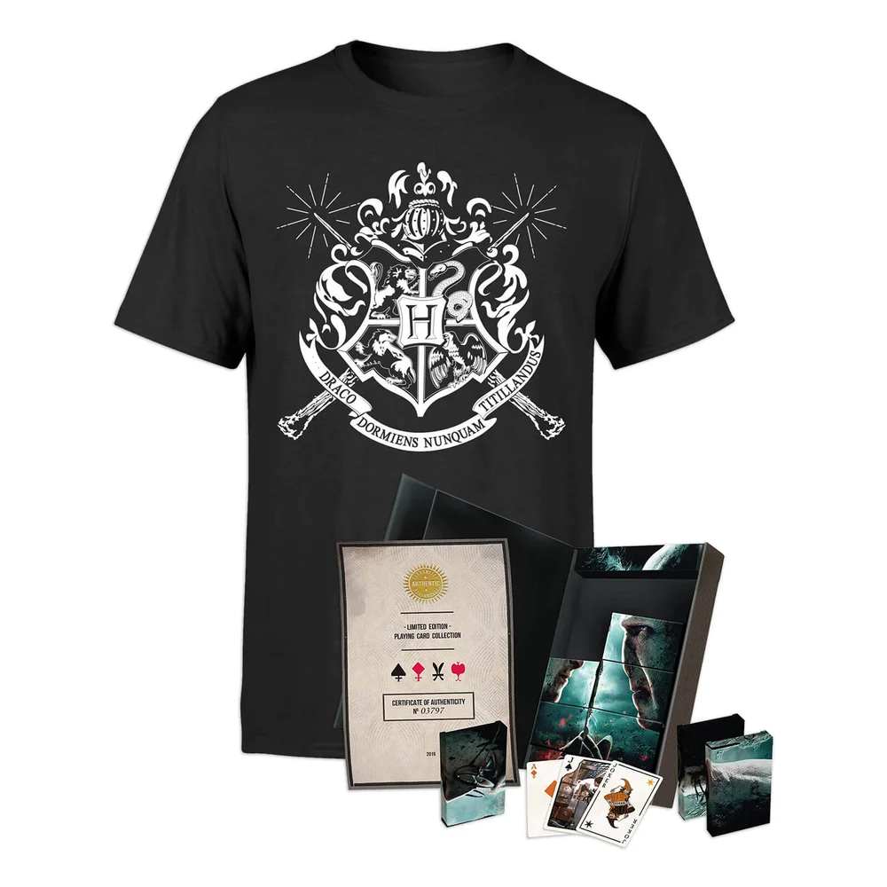 Harry Potter Collector's Set and T-Shirt Bundle - Men's - S Image 1