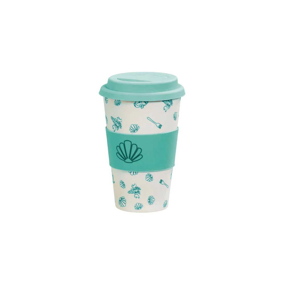 Funko Homeware Disney Colour Block Under The Sea Bamboo Lidded Mug Image 1