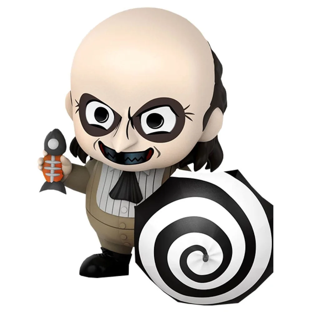 Hot Toys DC Comics Batman Returns Cosbaby Mini Figure The Penguin with Umbrella 12 cm Image 1