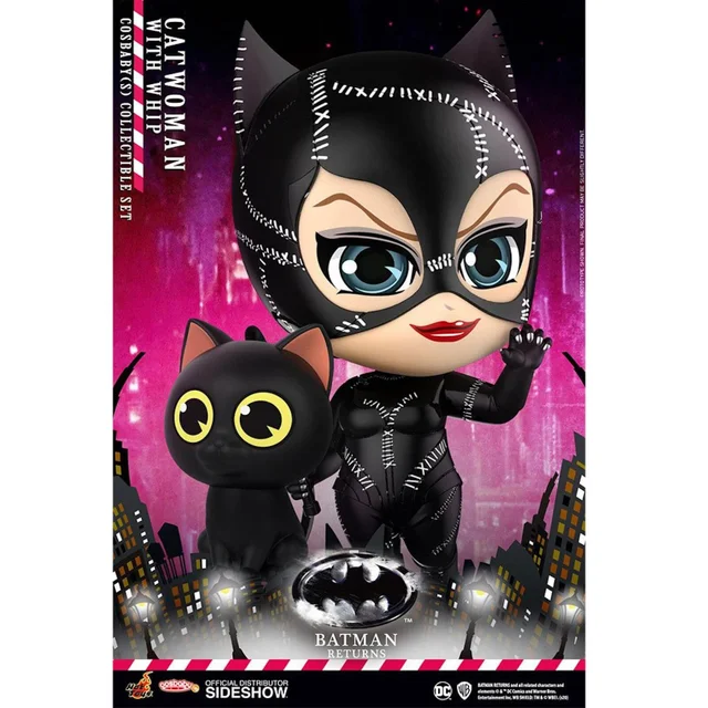 Hot Toys DC Comics Batman Returns Cosbaby Mini Figures Catwoman with Whip 12 cm