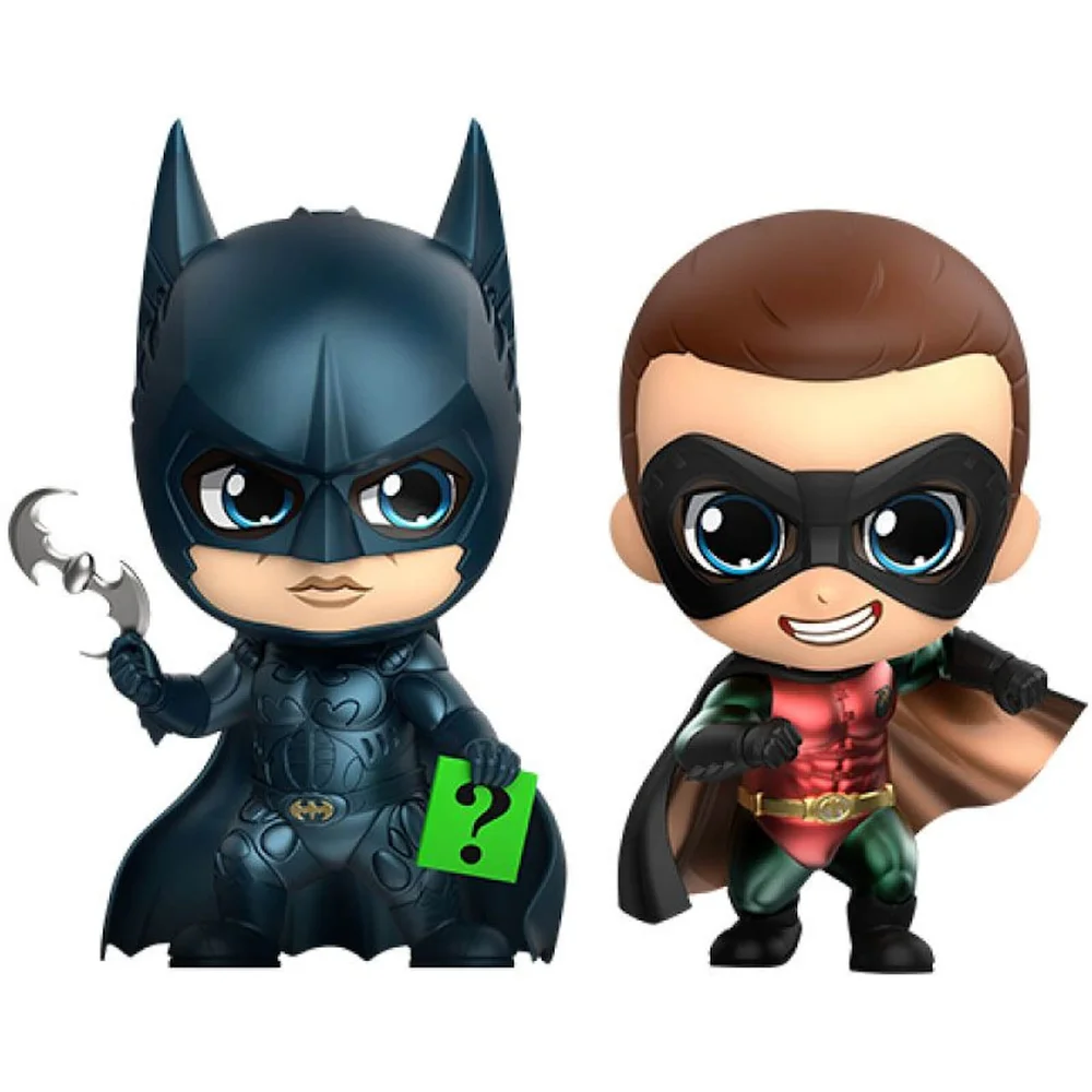 Hot Toys DC Comics Batman Forever Cosbaby Mini Figures 2-Pack DC Comics Batman & Robin 11 cm Image 1