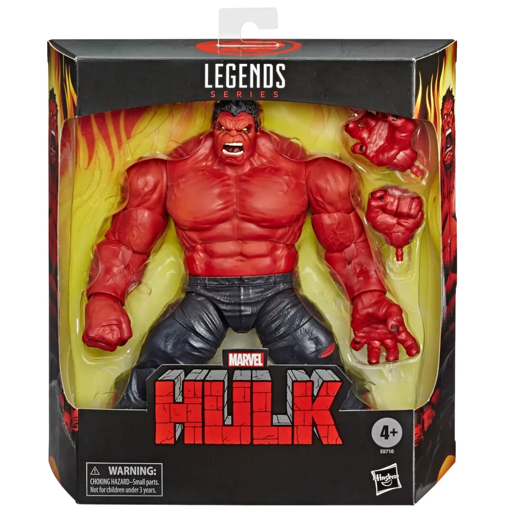 Hasbro Marvel Legends Series 6 Inch Collectible Red Hulk Exclusive Image 1