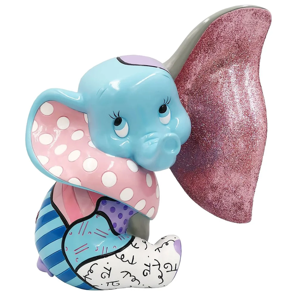 Disney by Romero Britto Baby Dumbo Figurine 15cm Image 1