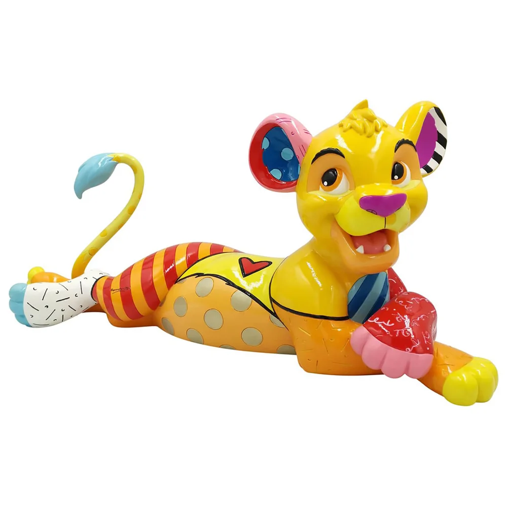Disney by Romero Britto Simba Statement Figurine 48cm Image 1