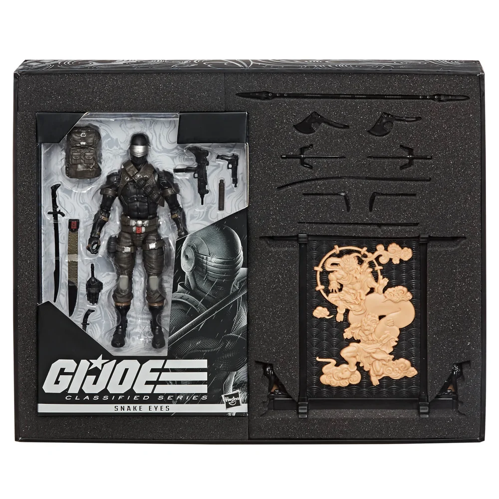 Hasbro G.I. Joe Classified Series Deluxe Snake Eyes with Accessories Image 1