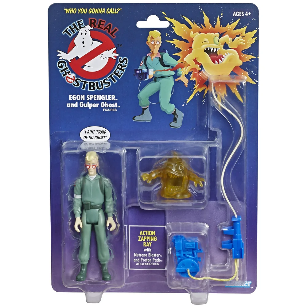 Hasbro Ghostbusters Kenner Classics Egon Spengler and Gulper Ghost Retro Action Figure Image 1