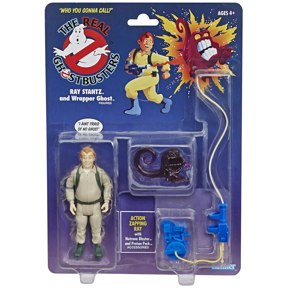 Hasbro Ghostbusters Kenner Classics Ray Stantz and Wrapper Ghost Retro Action Figure Image 1