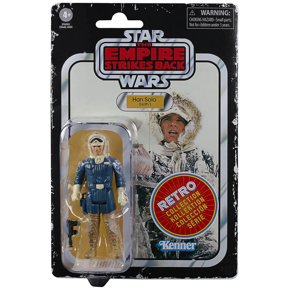 Hasbro Star Wars Retro Collection Han Solo (Hoth) Toy Action Figure Image 1