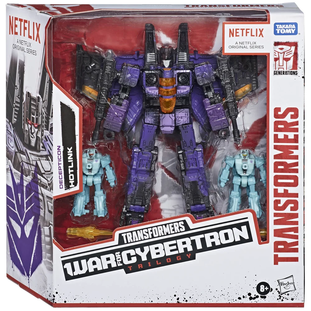 Hasbro Transformers War for Cybertron Series-Inspired Decepticon Hotlink 3-Pack Image 1