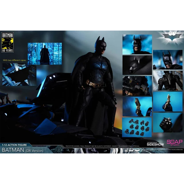 Soap Studio Batman: The Dark Knight 1/12 The Batman Action Figure (Deluxe Edition) 17 cm