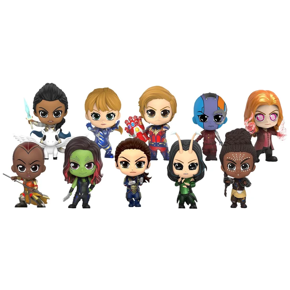 Hot Toys Marvel Avengers Endgame Cosbaby Avengers Women's - Size XS (Set of 10) Image 1