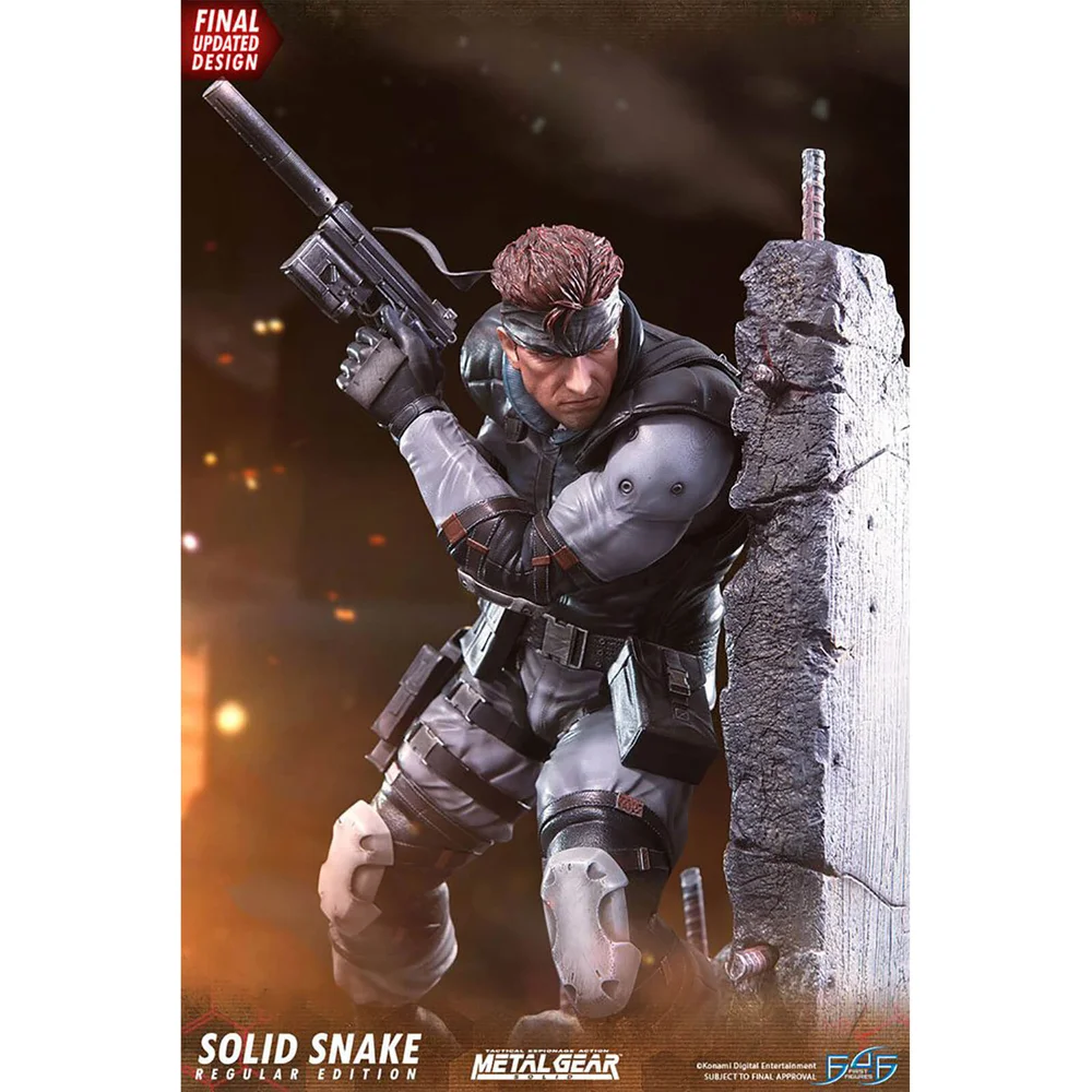 Auto Com Solid Snake First 4 Figures Metal Gear Solid Resin Statue - Solid Snake | Zavvi UK