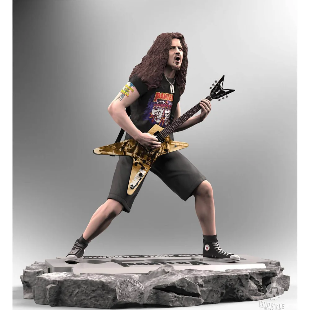 Knucklebonz Pantera Rock Iconz Statue Dimebag Darrell 22 cm Image 1