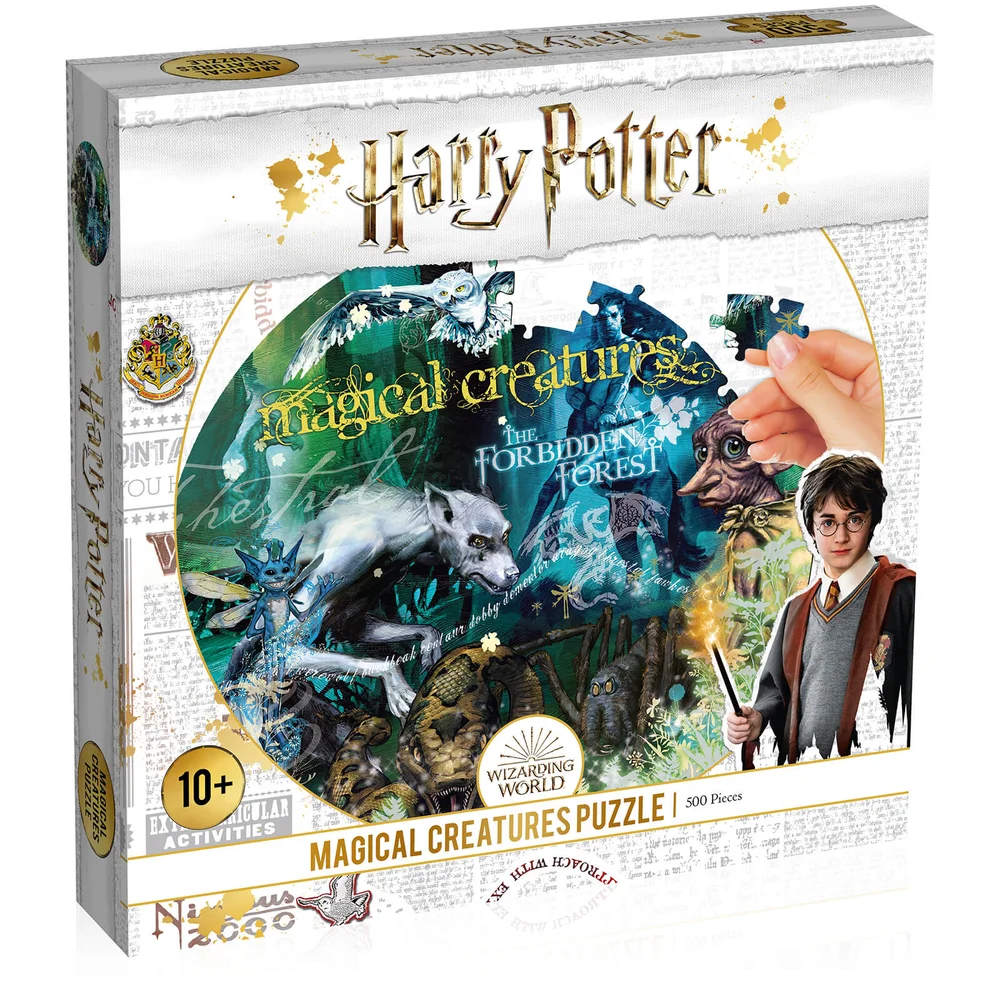 500 Piece Jigsaw Puzzle - Harry Potter Magical Creatures Edition Image 1