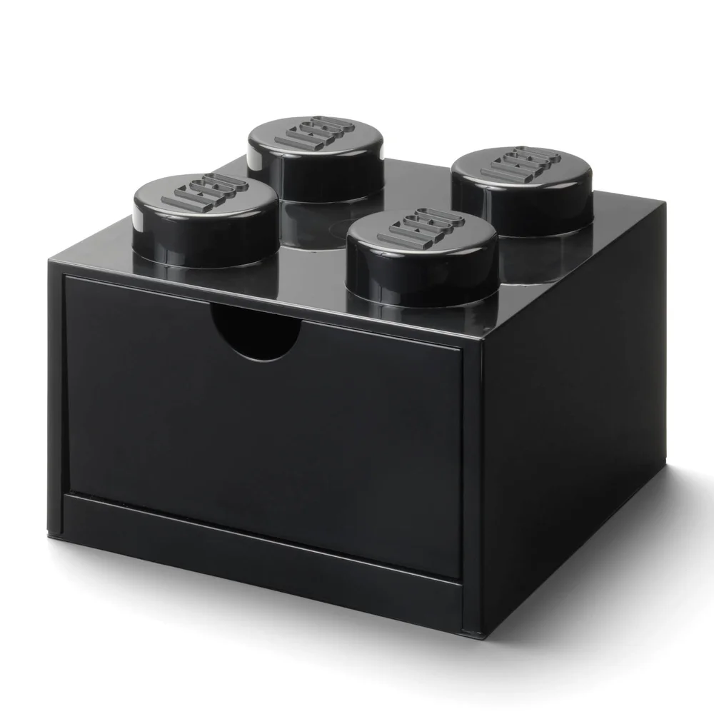 LEGO Storage Desk Drawer 4 - Black Image 1