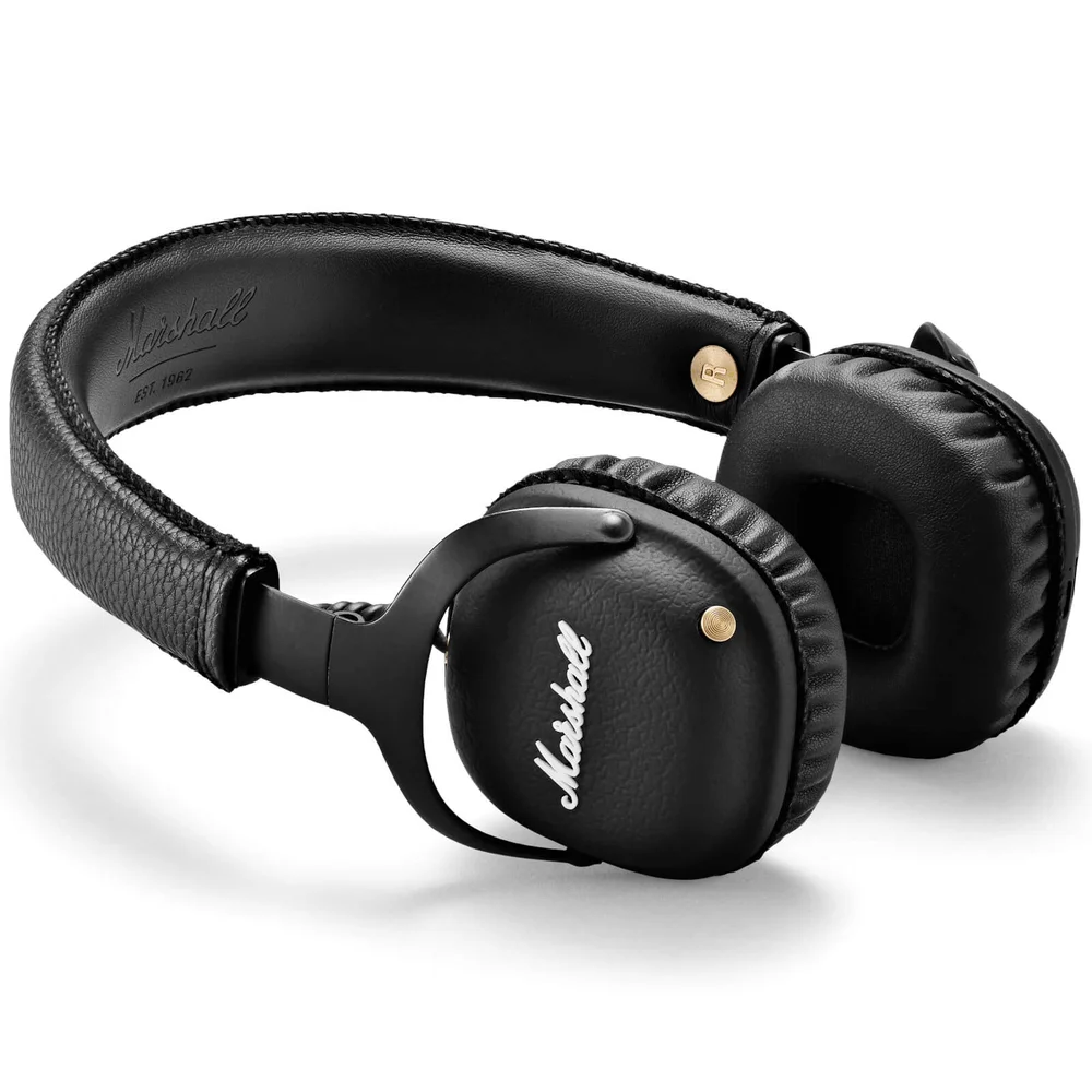 Marshall Mid Bluetooth Black On-Ear Headphones Image 1