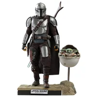 Hot Toys Star Wars The Mandalorian Action Figure 2-Pack 1/6 The Mandalorian & The Child Deluxe 30 cm