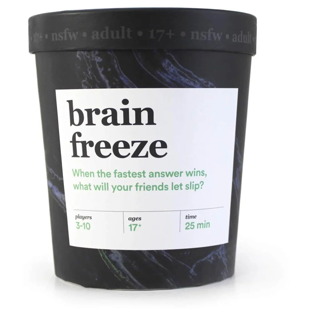 Brain Freeze Card Game (NSFW Edition) Image 1