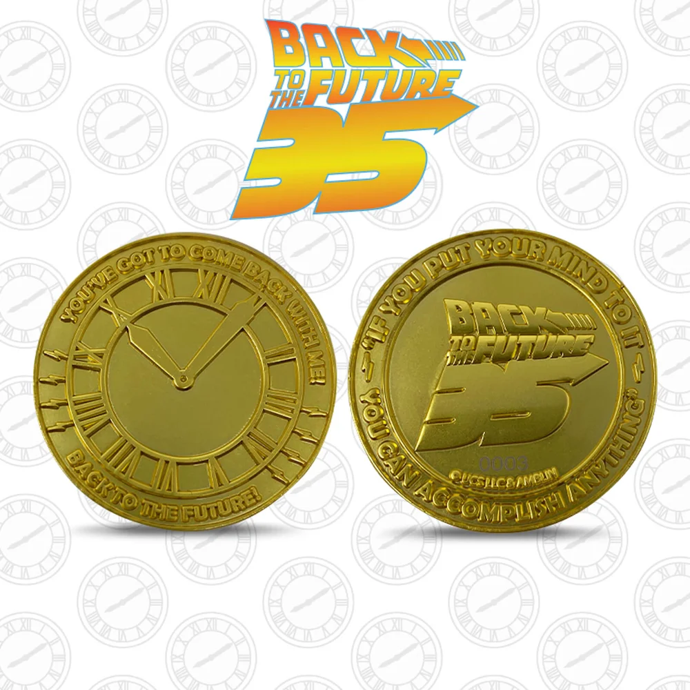 Back to the Future 35th Anniversary Gold Edition Coin Image 1