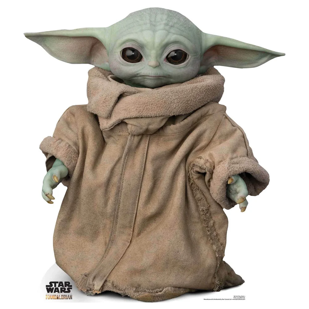 The Mandalorian - The Child Baby Yoda Mini Cardboard Cut Out Image 1