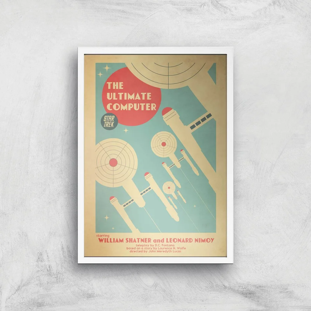 The Ultimate Computer Giclee - A4 - White Frame Image 1
