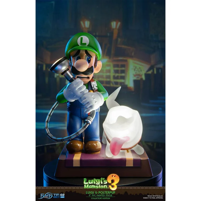 First 4 Figures Luigi's Mansion Collectors Edition 25cm PVC Figures - Luigi and Polterpup