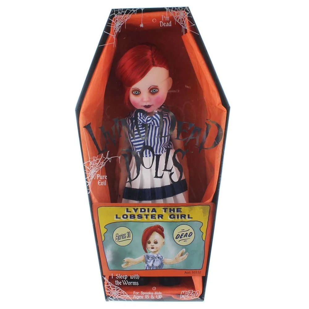 Mezco Living Dead Dolls Series 30 Variant - Lydia the Lobster Girl 10 Inch Doll Image 1