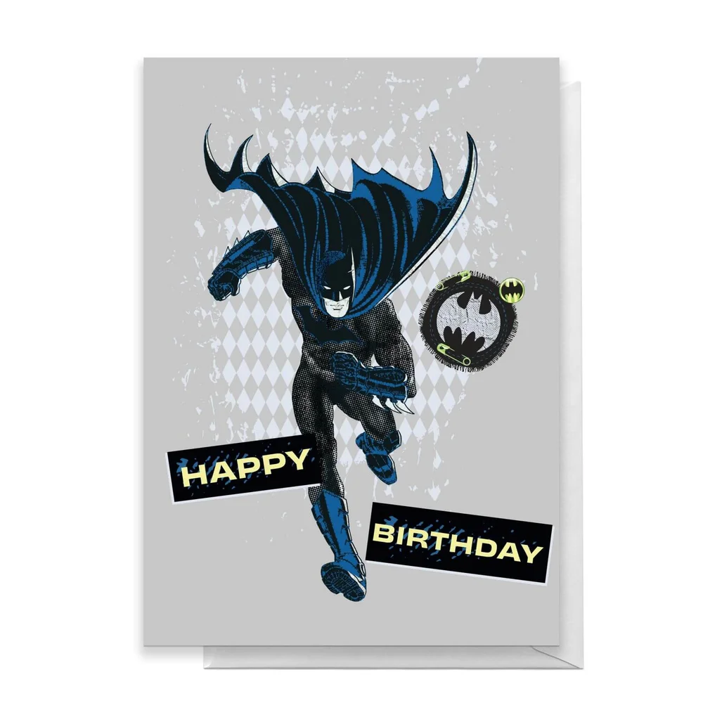 Batman Happy Birthday Greetings Card - Standard Card Image 1